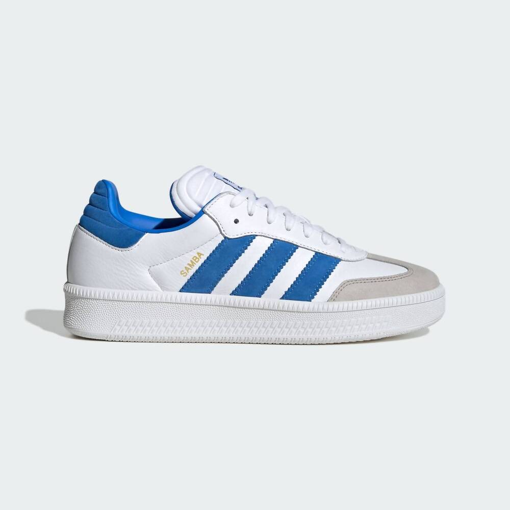 New!  adidas Samba White and Blue Men's Sneakers